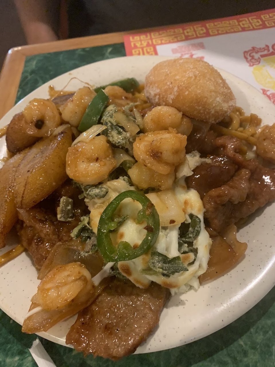 Small plates and dessert selections