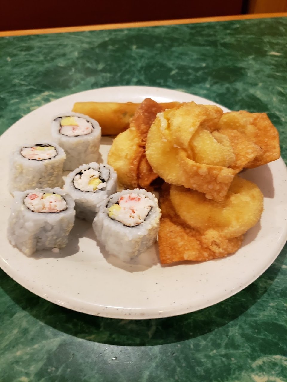 Won Tons and Sushi